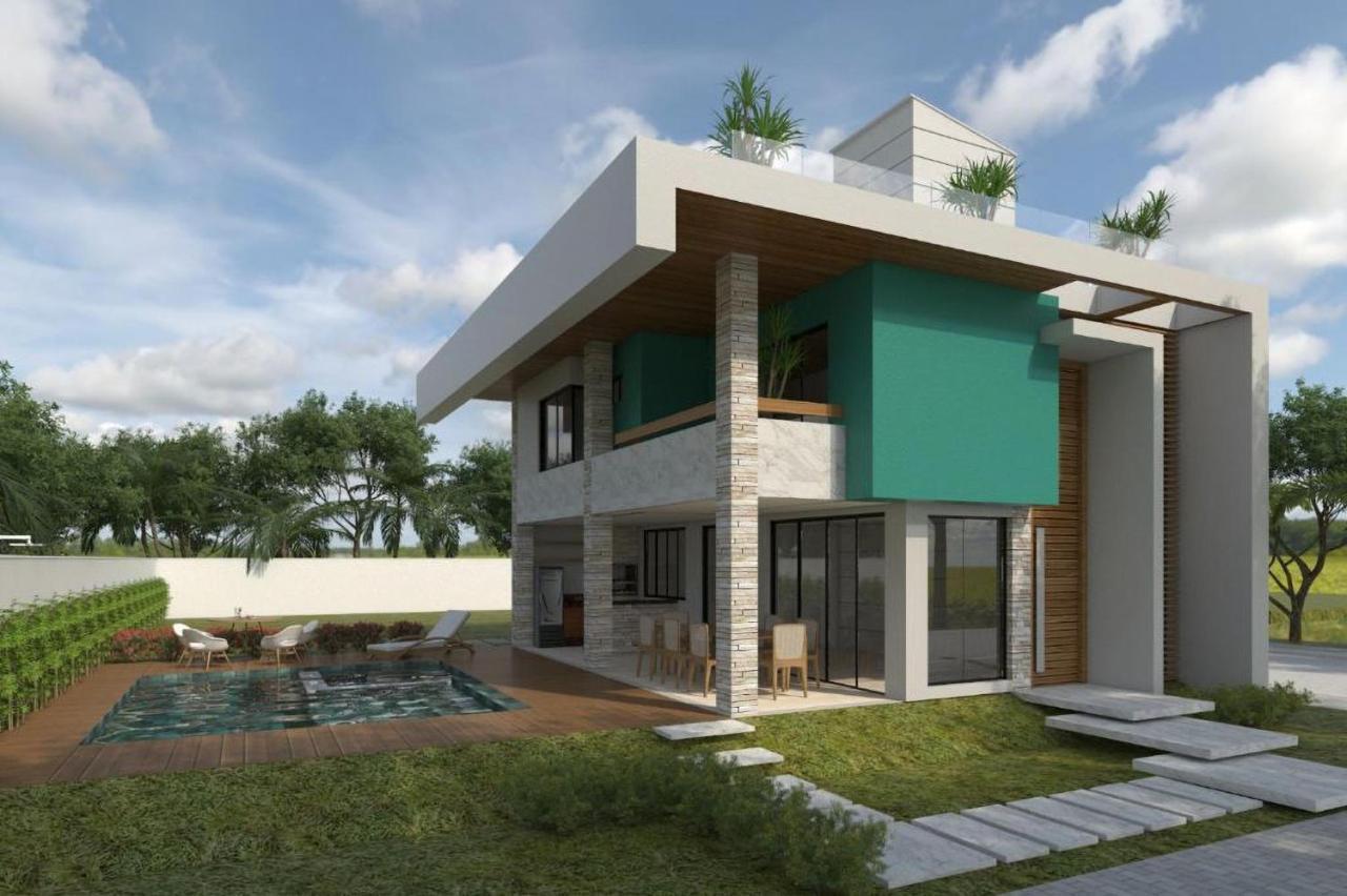 Vila Espetacular Casa De Charme Em Sao Miguel Do Gostoso - Salou Exteriér fotografie